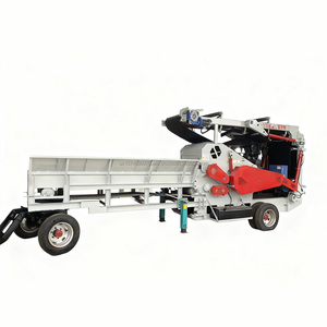 Grand burineur et broyeur en bois industriels résistants pour traiter les rondins entiers et la capacité élevée 5-30 t/h de déchets de bois - Product Image 3