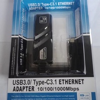 Adaptador Ethernet Gigabit Tipo-C RJ45 10/100/1000Mbps, Tarjeta de Red Externa para Portátil, Compatible con OEM/ODM, Garantía de 12 Meses