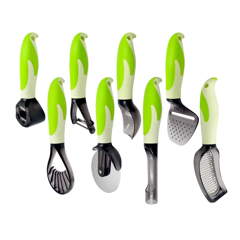 100% Food grade stainless steel unique high quality pp handle small kitchen gadgets tools