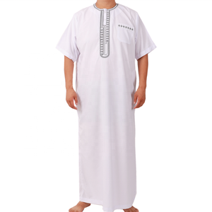 เสื้อผ้ามุสลิมใหม่ล่าสุด2018ผู้ชายบาจูคุรุงแขนสั้นดีไซน์แบบบุคกาใหม่ล่าสุดในดูไบ - Product Image 5