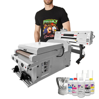Imprimante DTF à transfert thermique avec agitateur de poudre pour film PET, four de séchage, tête d'impression Epson, encre textile, automatique, garantie 1 an
