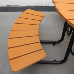 Bên ngoài quán cà phê Bàn và ghế đường phố và công viên đồ nội thất ngoài trời bàn tròn bằng gỗ Dã Ngoại bàn băng ghế - Product Image 4