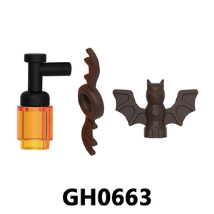 NUEVO Juego de Bloques de Construcción de Halloween, Bruja, <span class=keywords><strong>Hombre</strong></span> <span class=keywords><strong>Lobo</strong></span>, Calabaza, Zombi, Mini Juguetes de Película, Bloques de Construcción DIY, Juguetes de Modelo para Niños G0185 - Product Image 4