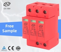 Parafoudre LEIHAO DC SPD 385V 3P 40kA pour la protection de toute la maison, dispositif de protection contre les surtensions, exportation mondiale