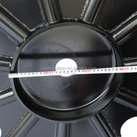 YT Factory 1600*80mm 1600*100mm pelek roda baja 63 inci roda traktor besi tanpa udara karet Solid tinggi digunakan ban ramping