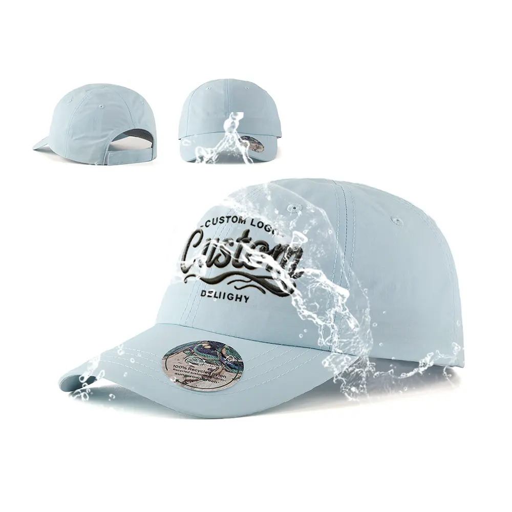 Mũ Chạy Bộ Polyester Mũ Bóng Chày Thêu 5 Tấm Tùy Chỉnh Mũ Gorras 5 Tấm Mũ 5 Tấm