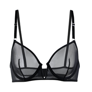 Sujetador <span class=keywords><strong>transparente</strong></span> de verano <span class=keywords><strong>para</strong></span> <span class=keywords><strong>mujer</strong></span>, conjunto de Tanga Sexy con aros, tela de malla <span class=keywords><strong>transparente</strong></span> elástica, correas ajustables, <span class=keywords><strong>ropa</strong></span> <span class=keywords><strong>interior</strong></span> sólida transpirable - Product Image 2