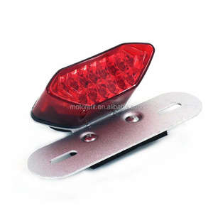 Lente della motocicletta luci LED integrato freno di coda di arresto di funzionamento lampadina per moto coda indicatore di direzione di coda - Product Image 3