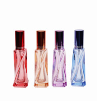 FX232C Usine Offres 25ml Twist Carré Parfum Bouteille En Verre Pompe Pulvérisateur 100ml Lotion Bouteille Peinture Diffuseur Emballage 10ml 30ml