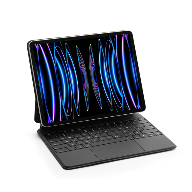 New Arrival for iPad Pro12.9inch With Backlit Leather Magic Style Wireless Keyboard Case Foldable Smart Touchpad Case Tablet