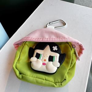 Dibujos animados creativos, lindo bebé llorando, niño adorable, monedero, llavero, bolso de estudiante de niña, colgante de regalo pequeño decorativo - Product Image 3