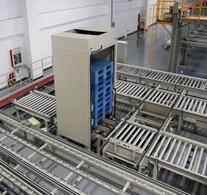 Toshine Fully Automatic Double Chain Maintenance-Free Pallet Conveyor 2200KG Load Capacity Adjustable Speed 20m/min 220/380V - Product Image 2
