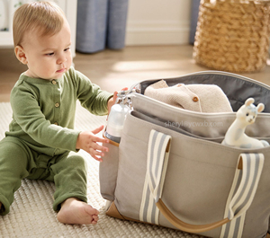 <span class=keywords><strong>Bolsa</strong></span> de Pañales de Lujo Personalizada, Gran Capacidad, Impermeable, para Viajes, para Mamá, <span class=keywords><strong>Bolsa</strong></span> de <span class=keywords><strong>Hospital</strong></span>, <span class=keywords><strong>Bolsa</strong></span> de Pañales para Bebé con Correa para el Hombro - Product Image 4