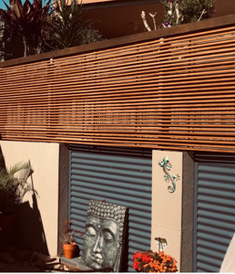 Fabbrica <span class=keywords><strong>di</strong></span> schermatura in bambù, <span class=keywords><strong>doghe</strong></span> in bambù con cornice in alluminio - Product Image 5