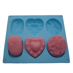 BPA Free 3D Flower Shaped <b>Soap</b> Candy Silicone <b>Molds</b> - Product Image 3
