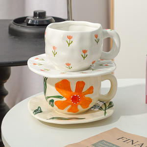 Juego de Taza y Platillo de Café Estilo <span class=keywords><strong>Chino</strong></span> con Esmalte de Lujo Discreto Jin <span class=keywords><strong>Li</strong></span> 1060-010 para <span class=keywords><strong>Restaurante</strong></span> y Uso Doméstico - Product Image 4