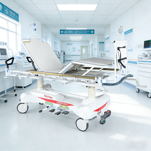 Cama de Transporte de Emergencia Multifuncional Hochey Medical de ABS con Ruedas Bloqueables, Camilla para Pacientes de Hospital - Product Image 5