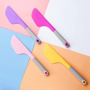 <b>Silicone</b> Spatula Set Large Size Heat Resistant <b>Baking</b> Cake Tool Kitchen Utensil Pink Purple Yellow Red - Product Image 2