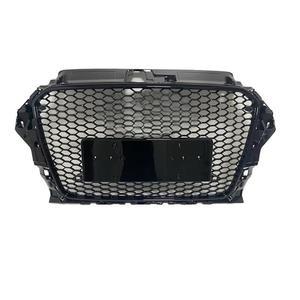 Griglia Anteriore Auto Nero Lucido Stile RS3 per <span class=keywords><strong>Audi</strong></span> <span class=keywords><strong>A3</strong></span> S3 8V dal 2013 al 2016 - Product Image 1
