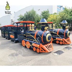 Tren de parque de atracciones de alta calidad más vendido, tren sin rieles, Tren Eléctrico, equipo de parque infantil al aire libre, paseos de diversión - Product Image 5