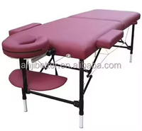 Table de massage portable pour salon de beauté et spa facial, équipement de fitness amélioré, en cuir synthétique, tables de massage, lits de tatouage