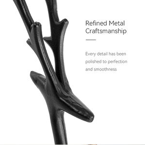 Luxe Gouden Rendieren Metalen Sculptuur Kerst Hert Beeldje Home Decor Legering Standbeeld Voor Vakantie Tafeldecoratie - Product Image 5