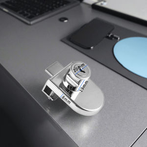 <span class=keywords><strong>DIgao</strong></span> Serrure de tiroir de sécurité en alliage de zinc à coût élevé Déverrouiller la porte en verre étanche antivol durable pour vitrine d'armoire - Product Image 4