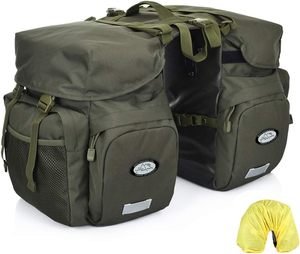 Sacs de vélo, sac de vélo imperméable avec housse de pluie, sac de selle arrière <span class=keywords><strong>pour</strong></span> <span class=keywords><strong>porte</strong></span>-bagages de moins de 6,3 pouces de largeur - Product Image 1