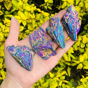 卸売ヒーリングストーン生クリスタルストーン天然オーラカラフルトルマリンラフストーン装飾用 - Product Image 6