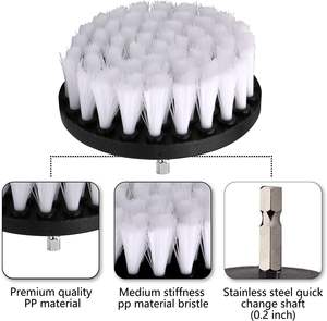 Set di 6 Pezzi per Pulizia Industriale Fai-da-Te, Include Spazzola per Trapano per Pulizia Pavimenti, Alta Qualità - Product Image 4