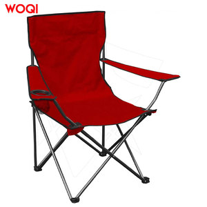 เก้าอี้พับกลางแจ้ง Woqi ขนาด 35 นิ้ว โครงอะลูมิเนียม พร้อมที่วางแขนและที่วางแก้ว สำหรับตั้งแคมป์และใช้ในสวน - Product Image 3
