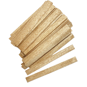 Support en <span class=keywords><strong>fer</strong></span> bougie parfumée mèche en bois sans fumée bougies à mèche en bois bougie à mèche en bois de haute qualité noix de coco - Product Image 3