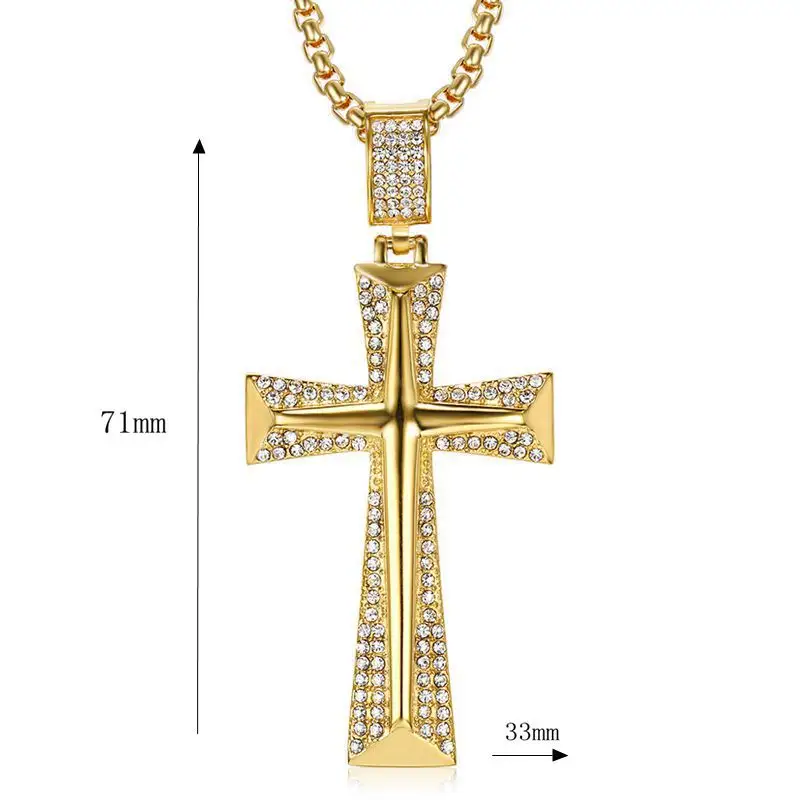 gold cross pendants