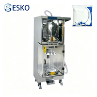 Machine d'emballage à scellage arrière ESKO pour petits sachets de teinture capillaire, savon liquide, liquide vaisselle, miel, sirop, sauce tomate