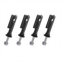 Kit de montage universel pour planches de récupération MaxTrax MKII, 4 broches de sécurité, rotation à 360 degrés, OLIVER