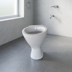 Inodoro de Cerámica Blanca Estilo Europeo con Asiento y Cisterna Sifónica para Proyectos de Baños en Países del Golfo (GCC) - Product Image 5