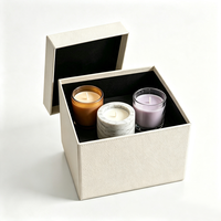 Boîte cadeau rigide personnalisée en carton recouvert de PU avec insert en mousse personnalisé, boîte de rangement de luxe pour coffrets cadeaux