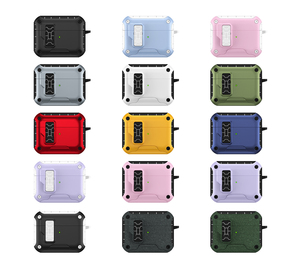 Funda Protectora para Auriculares <span class=keywords><strong>Airpods</strong></span> <span class=keywords><strong>Pro</strong></span> 2 3 4, Resistente y Gruesa, con Soporte para Teléfono, Llavero y Carga Magnética - Product Image 6