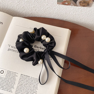 Coleteros para el cabello <span class=keywords><strong>PL</strong></span> Pure Desire, Lazos para el cabello con perlas, Accesorios para el cabello de estilo sencillo, Diadema para atar la cola de caballo - Product Image 2