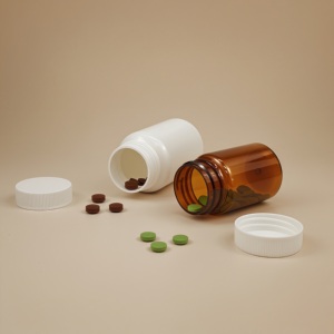 Tùy chỉnh 150cc 200cc nhựa y học <span class=keywords><strong>container</strong></span> dược phẩm Viên nang <span class=keywords><strong>Pill</strong></span> chai với con dấu - Product Image 1