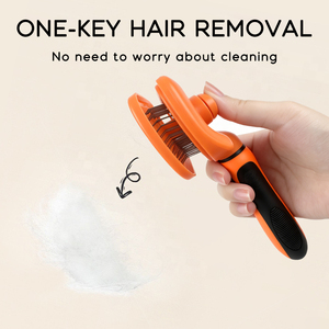 Peine y Cepillo Autolimpiante de Acero Inoxidable para Eliminar el Pelo de Mascotas, para Gatos, Perros y Conejos - Product Image 6