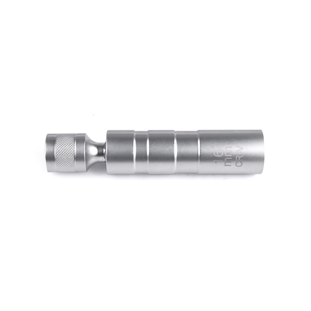 14Mm/16MM Magnetic Spark Plug Socket 12-Point Spark Plug Socket Removal Tool 3/8" Drive X 4" Total Length