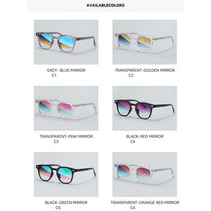 Lunettes de soleil polarisées UV400 pour femmes, monture TR90 de créateur, lunettes rétro pour hommes, lunettes vintage 2026, film coloré Sunray, tendance - Product Image 5