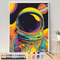 Kits de peinture par numéros DIY personnalisables, ensemble de peinture à l'huile non personnalisé pour adultes, enfants et débutants, livraison directe