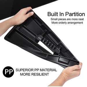 Boîte à outils en plastique anti-humidité/poussière à fermeture auto-agrippante, 4-6 tiroirs, prix usine, facile à transporter, OEM/ODM - Product Image 3