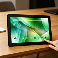Nueva Unidad de Control Central Inteligente para el Hogar con Pantalla Táctil Capacitiva de 10 Puntos, Android 10, Allwinner A33, 1GB+32GB, de 15.4 Pulgadas, USB
