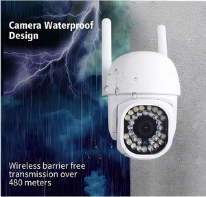 Sistema de Cámara de Seguridad Inalámbrica PTZ de 4 Canales y 5MP con Audio Bidireccional, Kit NVR CCTV Wifi para el Hogar - Product Image 5