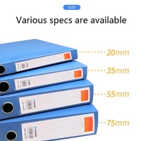 AFFISURE-carpeta de archivos personalizada tamaño A4, caja gruesa para documentos, almacenamiento de archivos, cajas de plástico con tapa