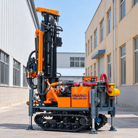 Foreuse de puits d'eau portable compacte, export mondial, fabriquée en Chine, prix direct usine, 100m 150m 200m