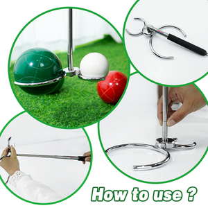 Fourchettes à boules en acier inoxydable double taille 105cm 55cm rétractable 20 - 83cm idéal pour les boules de pelouse - Product Image 4